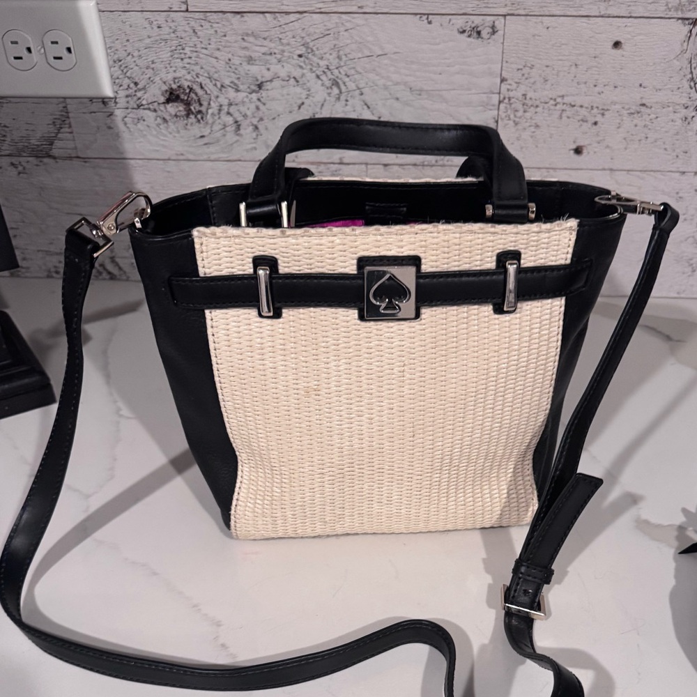 Kate Spade New York Houston Street Leo Straw tote bag